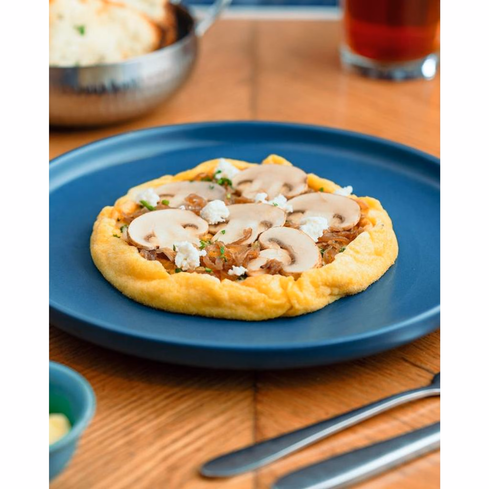 Mushroom Zataar & Cheese Omlete