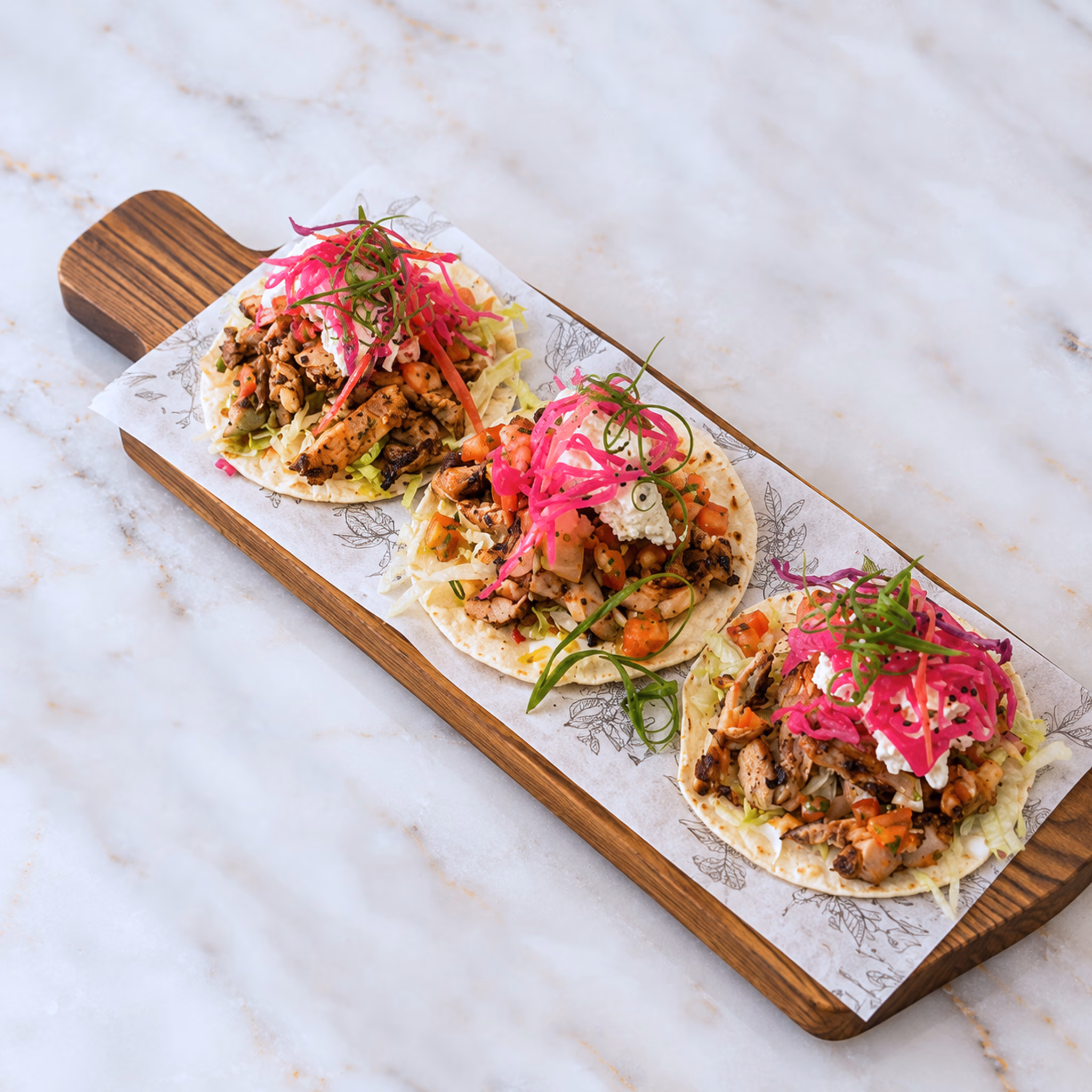 Salsa Chicken Tacos