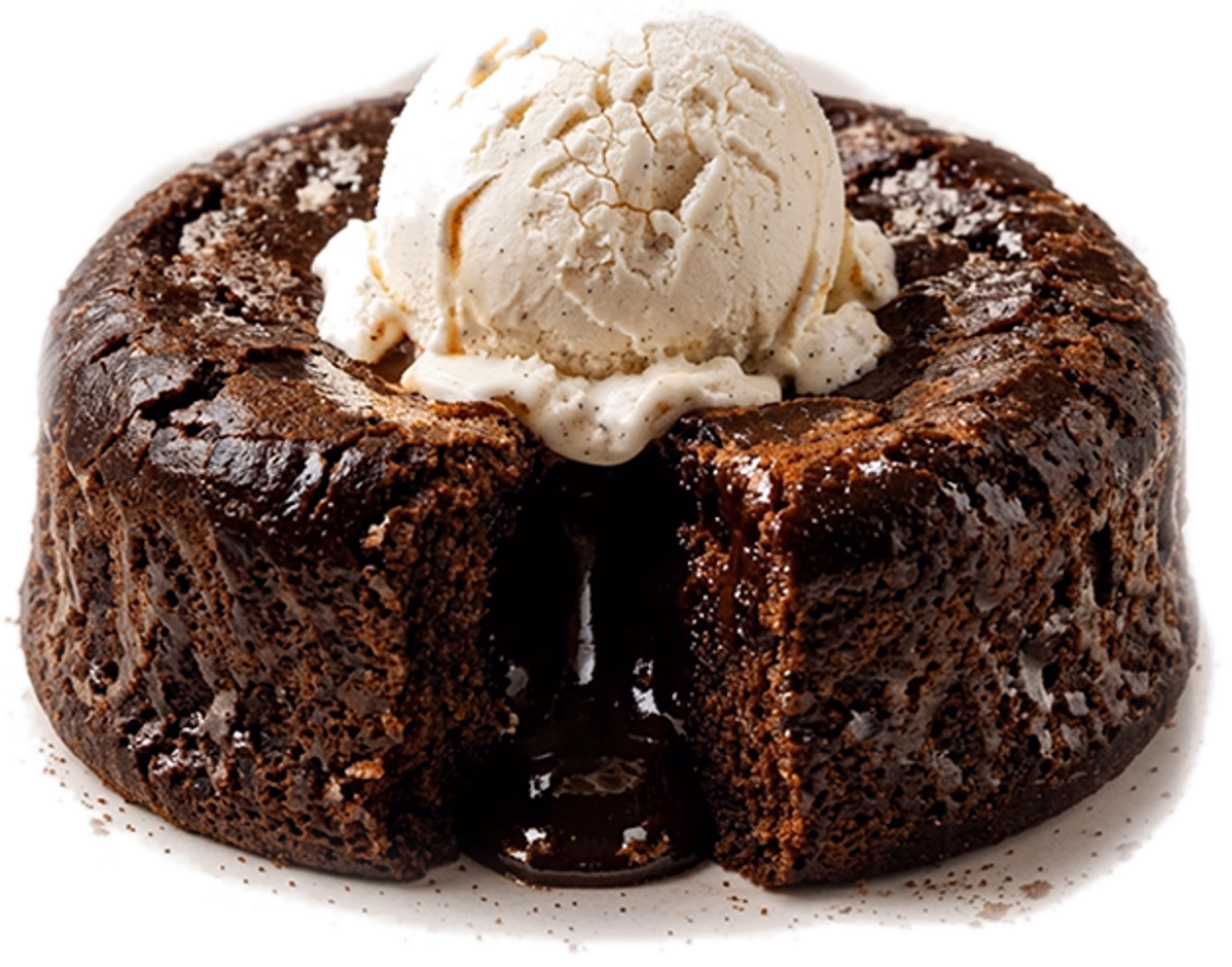 Lava Chocolate Cake with Vanilla